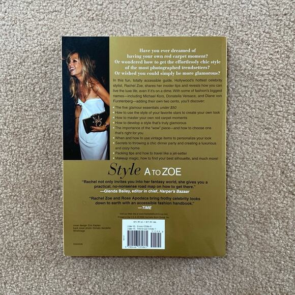 Rachel Zoe Style A to Zoe Paperback Book - Picture 2 of 2